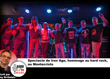 Spectacle de Iron Age, hommage au hard rock, au Montecristo